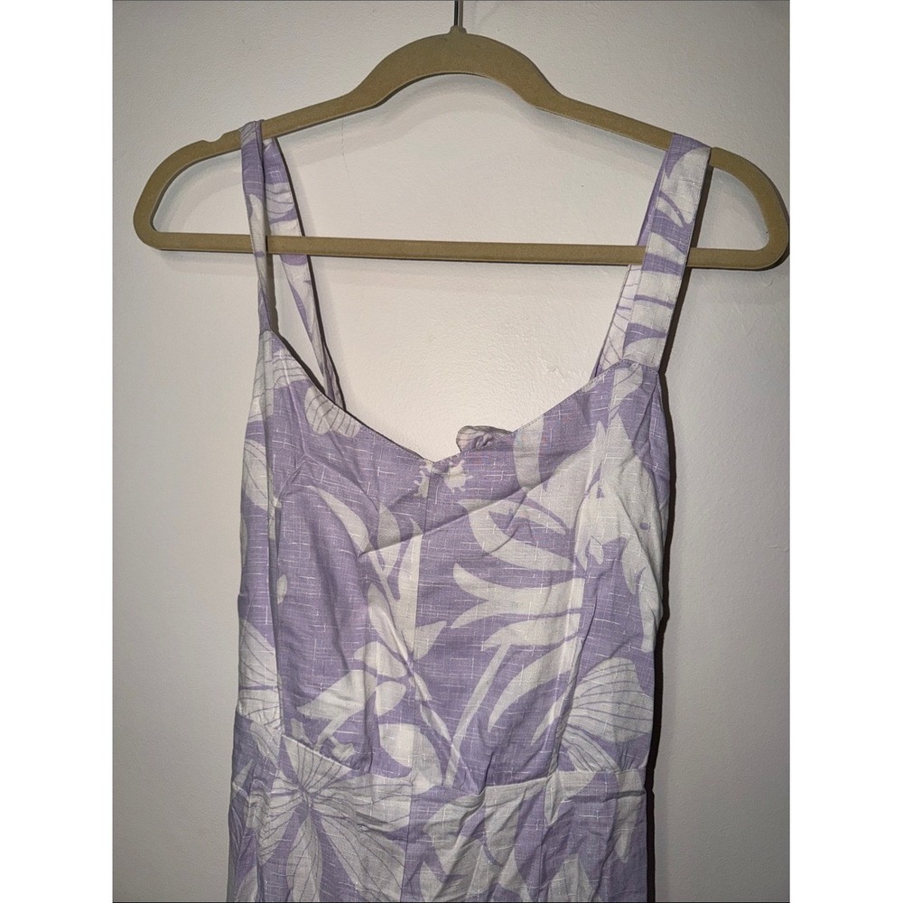 Lavender Floral Maxi Dress - Picture 3 of 9